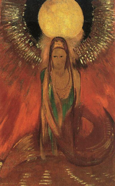 Odilon Redon The Flame oil painting image